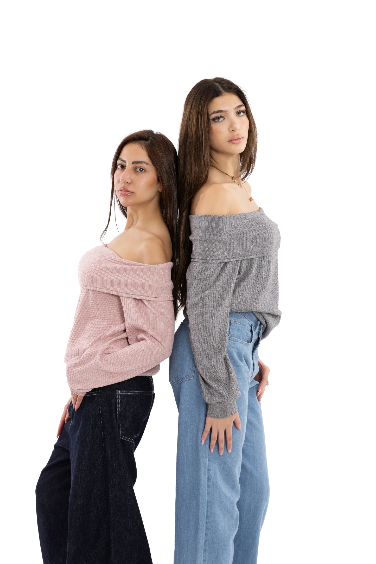 Offshoulder sparkle top